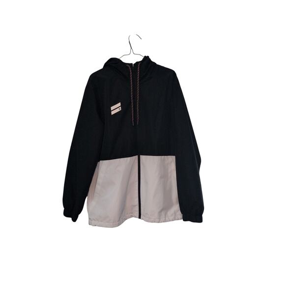 Hurley Other - Hurley Black & White Windbreaker Hoodie Jacket Men’s Size Large
